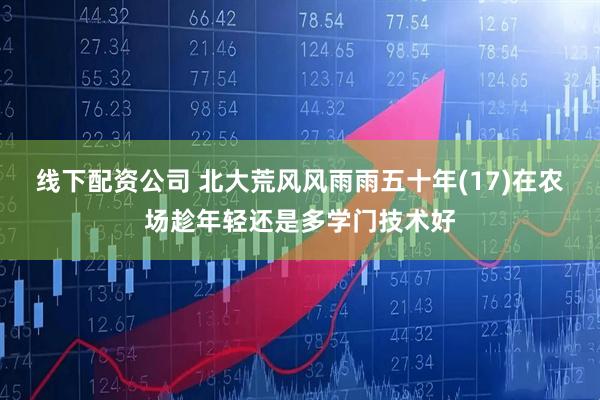 线下配资公司 北大荒风风雨雨五十年(17)在农场趁年轻还是多学门技术好